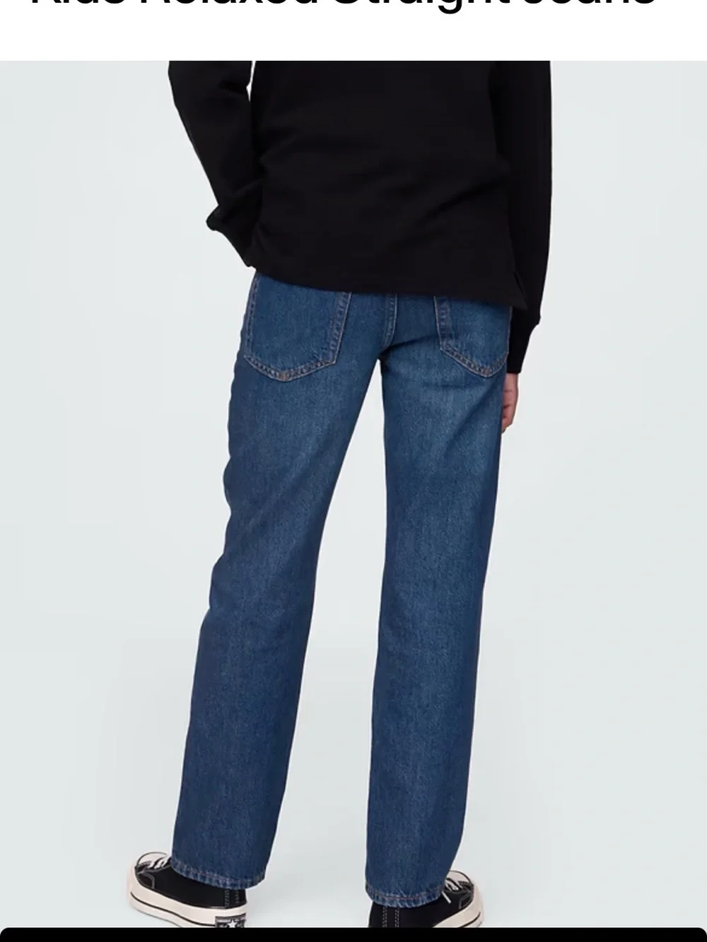 Kids relaxed straight jeans regular